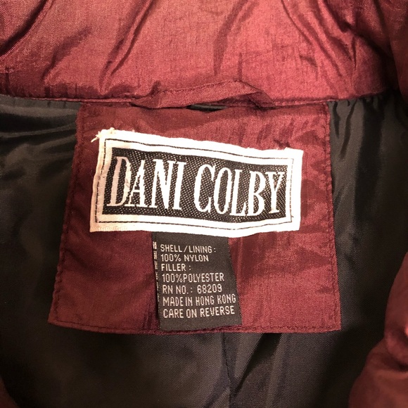 Vtg DANI COLBY Winter Jacket Ski Coat Womens Large - Picture 4 of 5